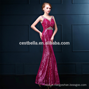 Gorgeous Beaded Mermaid Long vestido de noite multicolor Guangzhou